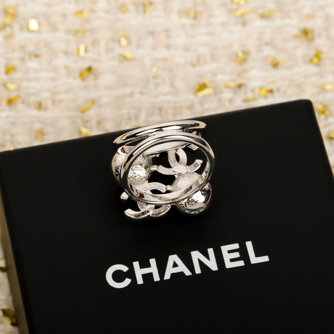 【関税負担なし・送料無料・代引可】シャネル リング 未使用 箱付き