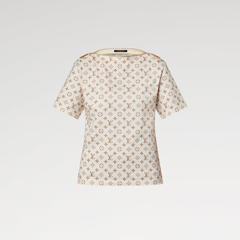 LV モノグラムプリントボートTシャツ