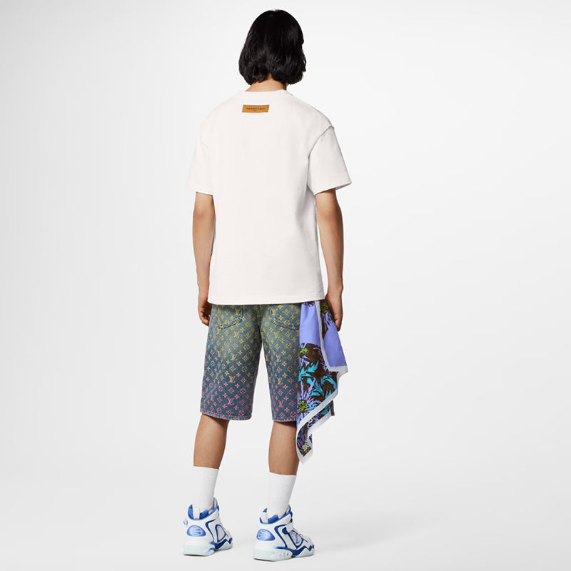 LV レインボープリントTシャツ