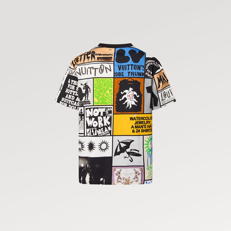 LV プリントコットンTシャツ