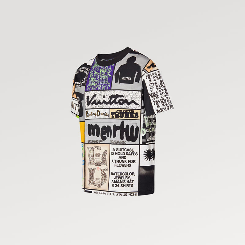 LV プリントコットンTシャツ