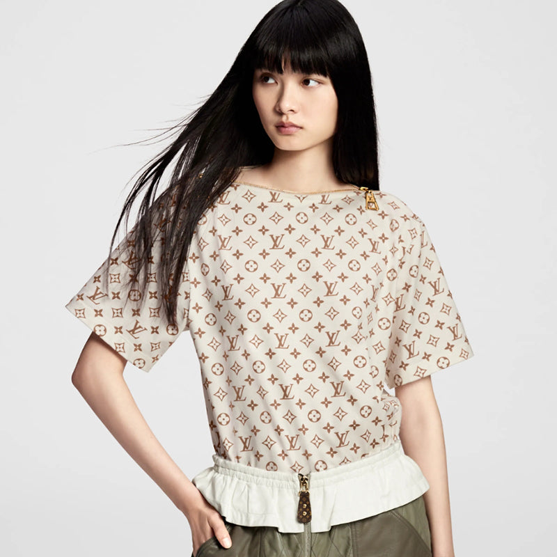 LV モノグラムプリントボートTシャツ