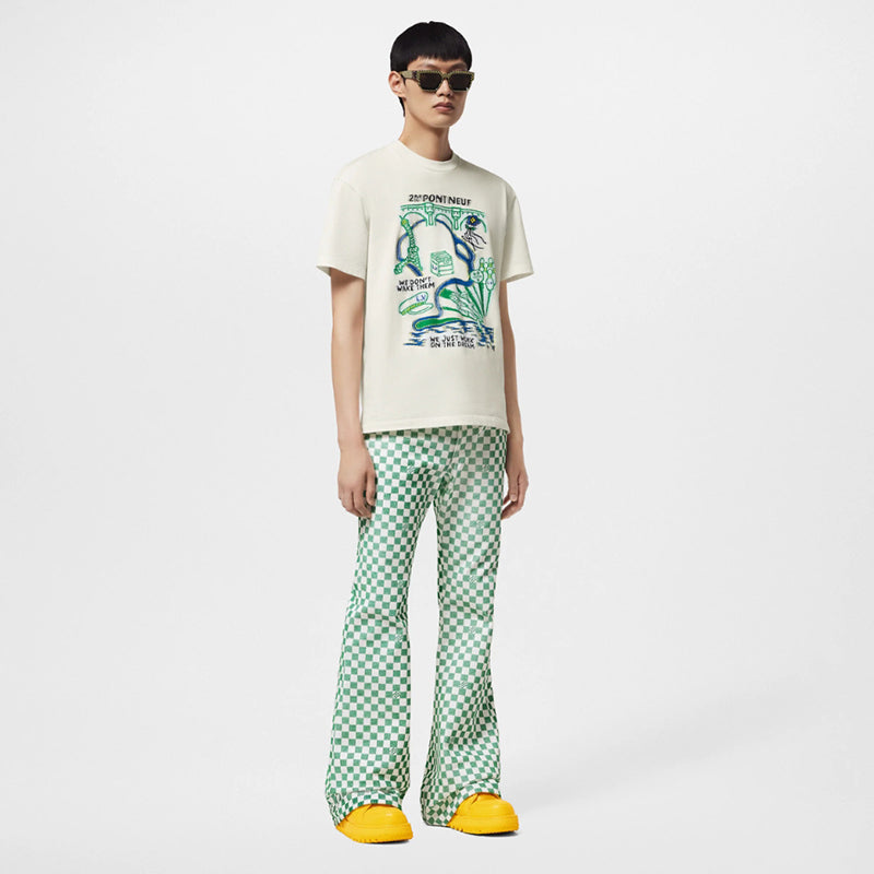 LV インターシャTシャツ