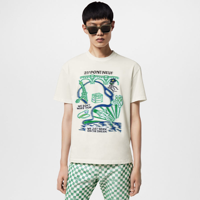 LV インターシャTシャツ