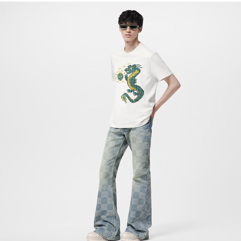 LV ショートスリーブコットンTシャツ