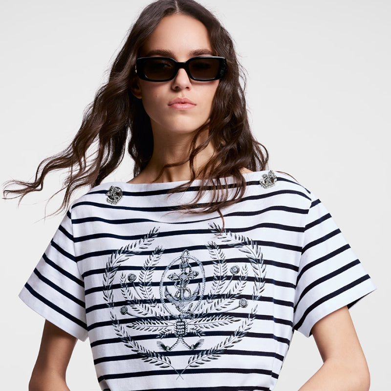 LV ストライプアンカーTシャツ