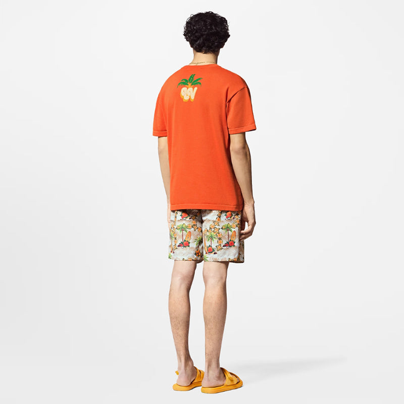 LV ショートスリーブコットンクルーネック