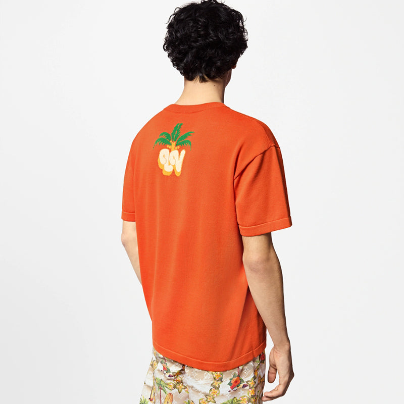 LV ショートスリーブコットンクルーネック