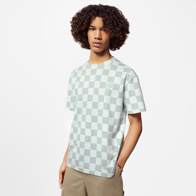 LV プリントコットン半袖Tシャツ
