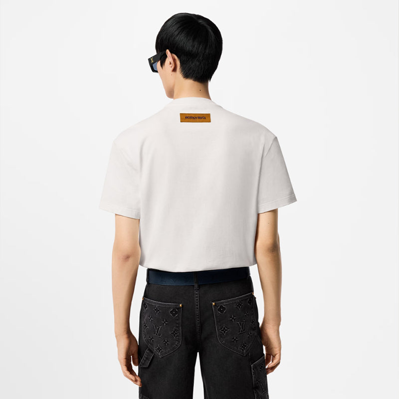LV エンブロイダードシグネチャーコットンTシャツ