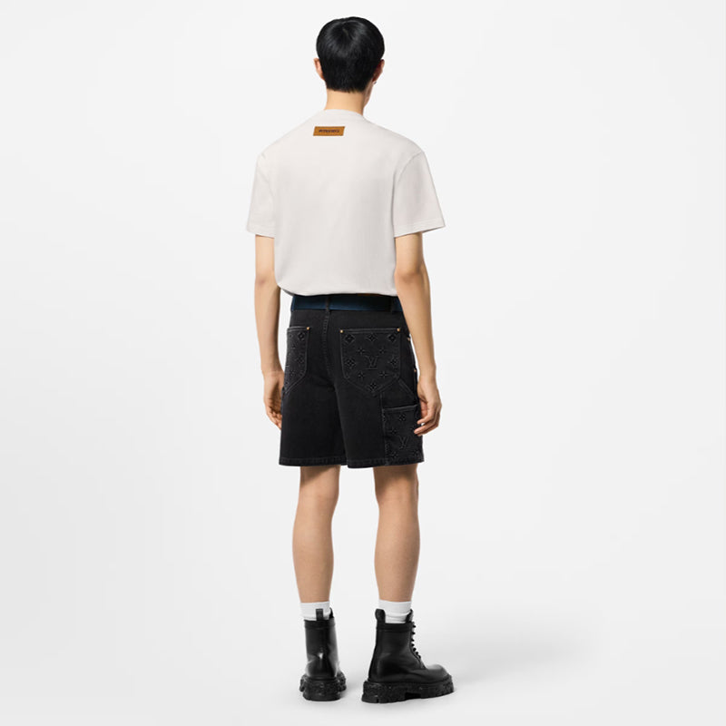 LV エンブロイダードシグネチャーコットンTシャツ