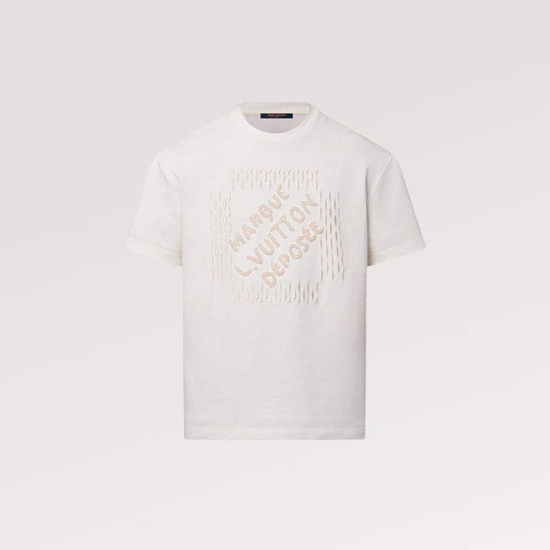 LV エンブロイダードシグネチャーコットンTシャツ