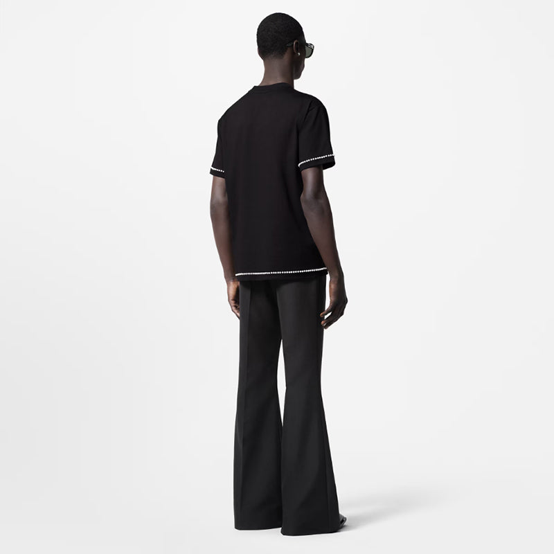 LV ビーズコットンTシャツ