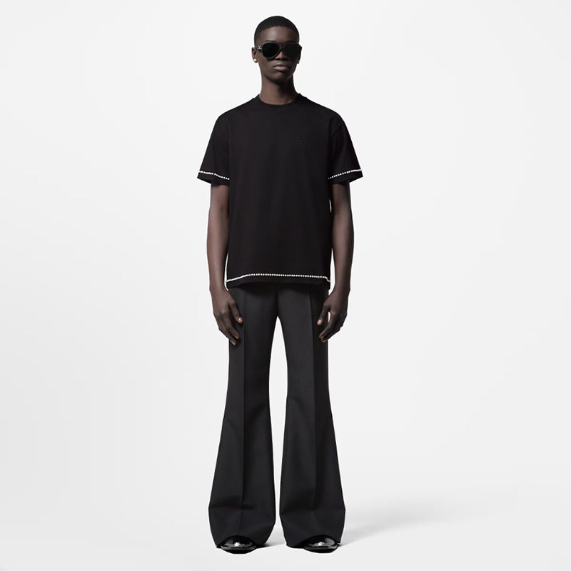 LV ビーズコットンTシャツ
