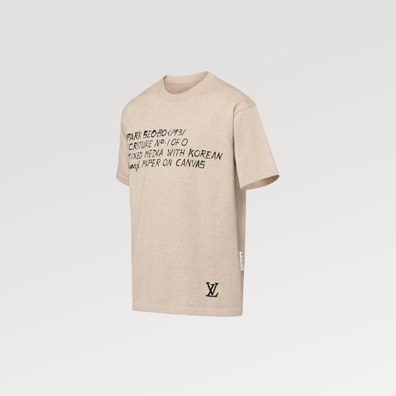 LV x PARK SEO BO コットン 半袖 クルーネック シャツ