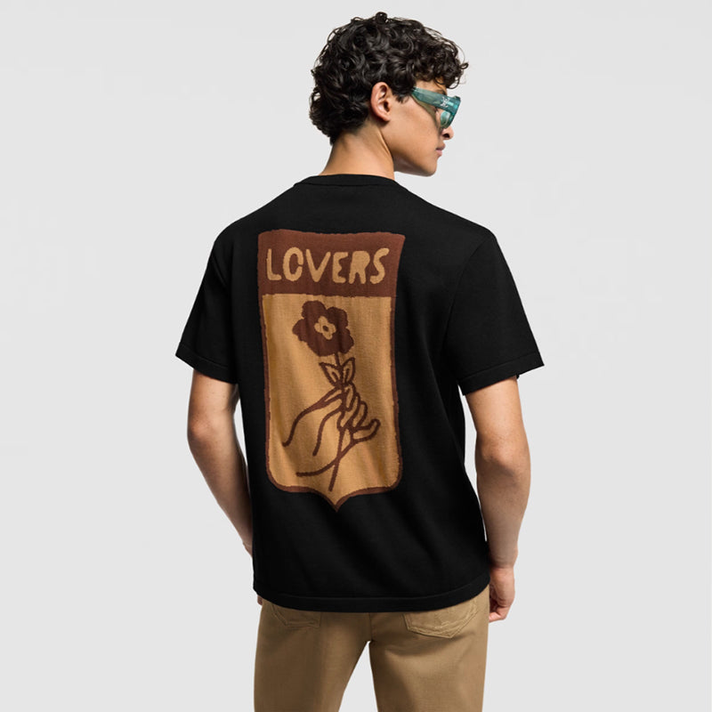 LV グラフィックショートスリーブクルーネック