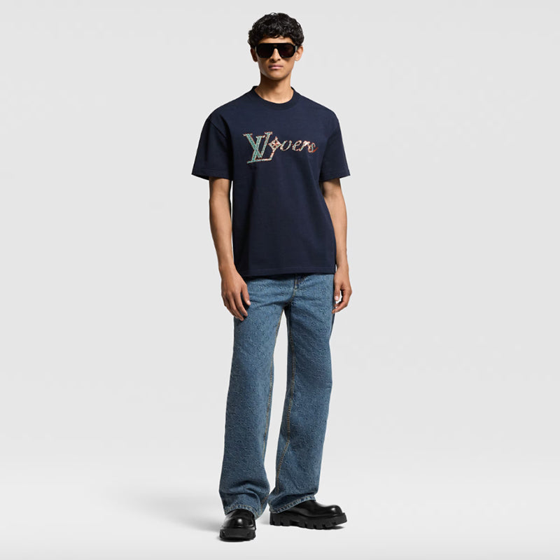 LV VersエンベリッシュドショートスリーブTシャツ