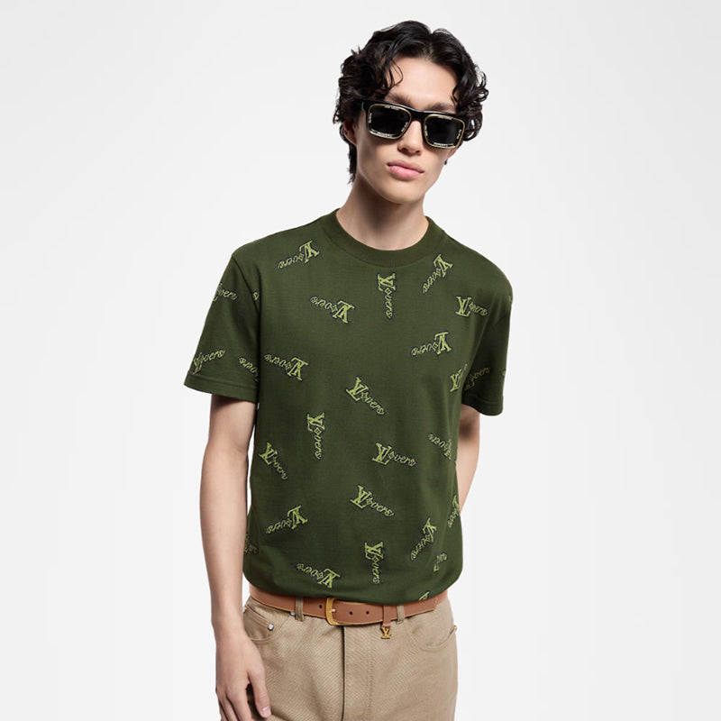 LV ジャカードコットンTシャツ