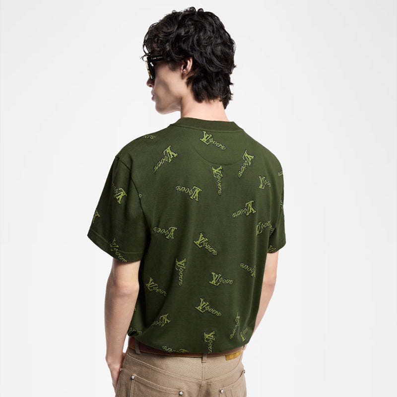 LV ジャカードコットンTシャツ