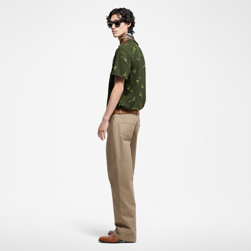 LV ジャカードコットンTシャツ