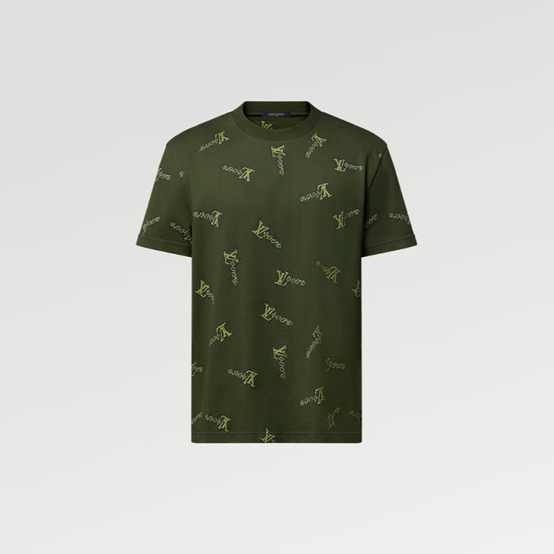 LV ジャカードコットンTシャツ