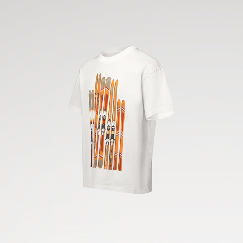 LV プリントコットンTシャツ