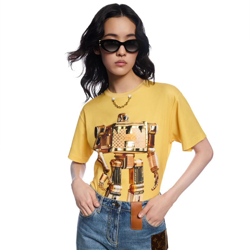 LV ロボットプリントTシャツ