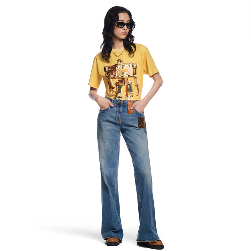 LV ロボットプリントTシャツ