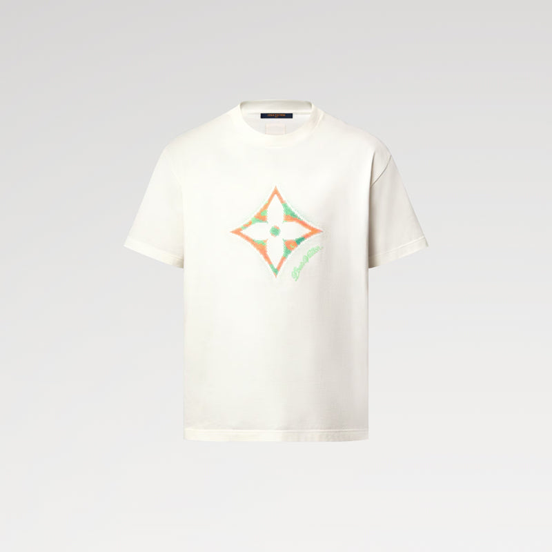 LV モノグラム フラワー 3DグラディエントプリントTシャツ