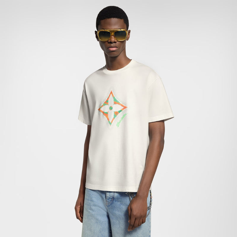 LV モノグラム フラワー 3DグラディエントプリントTシャツ