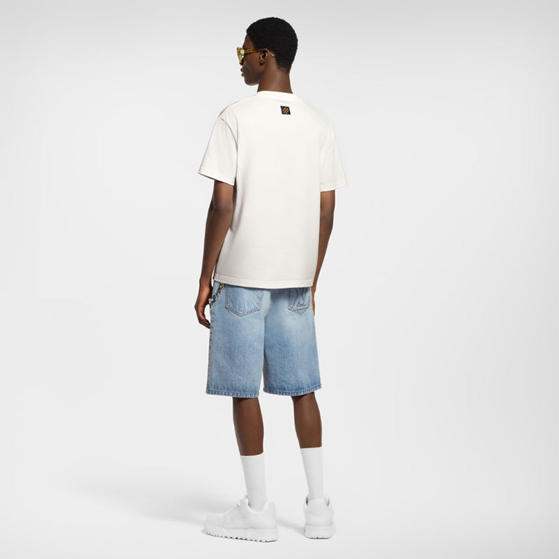 LV モノグラム フラワー 3DグラディエントプリントTシャツ