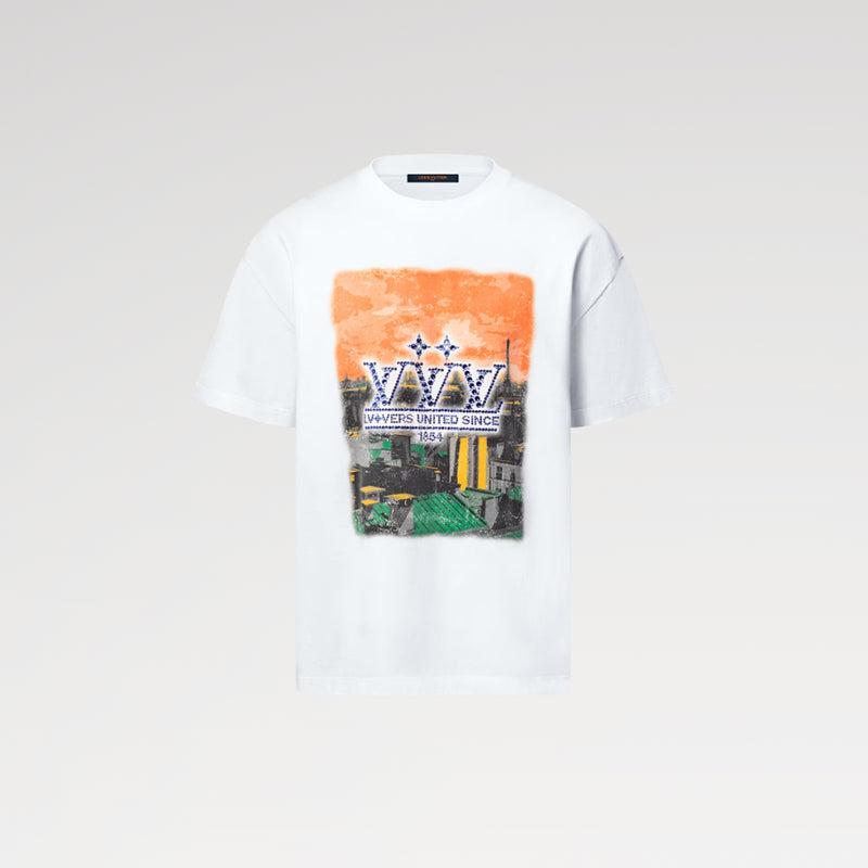 LV エンベリッシュド グラフィックコットンTシャツ
