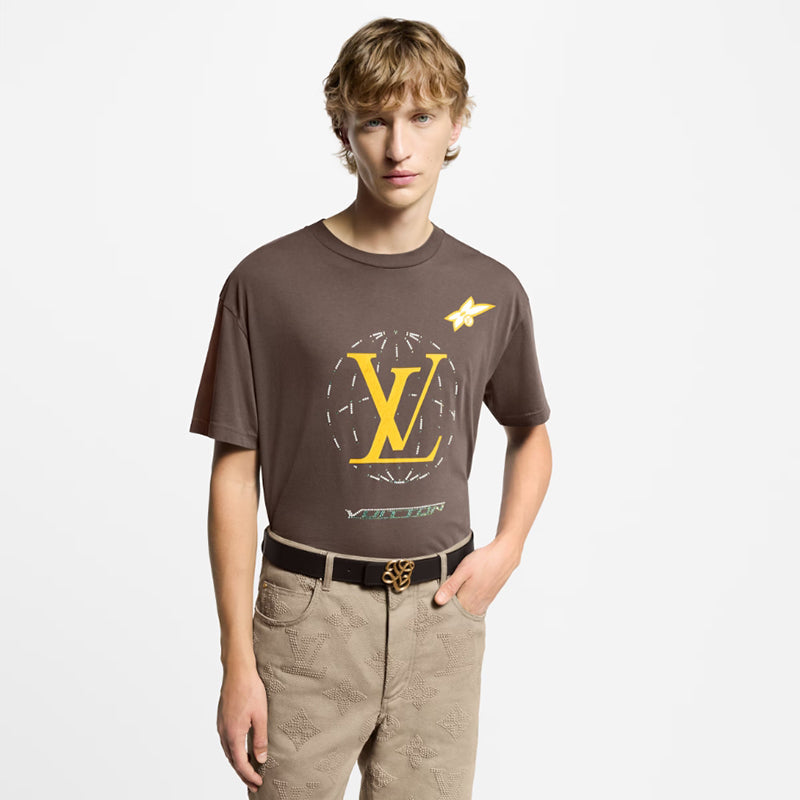 LV ウォッシュドエンベリッシュド コットンTシャツ