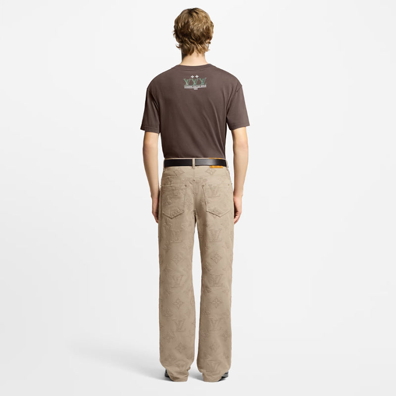 LV ウォッシュドエンベリッシュド コットンTシャツ