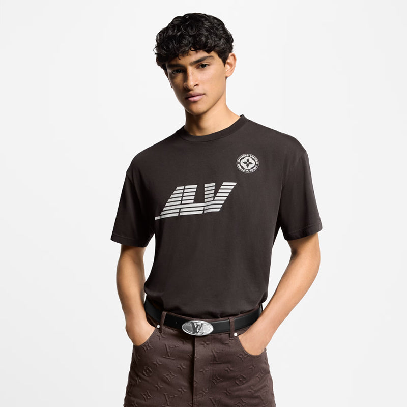 LV ウォッシュドプリンテッド コットンTシャツ