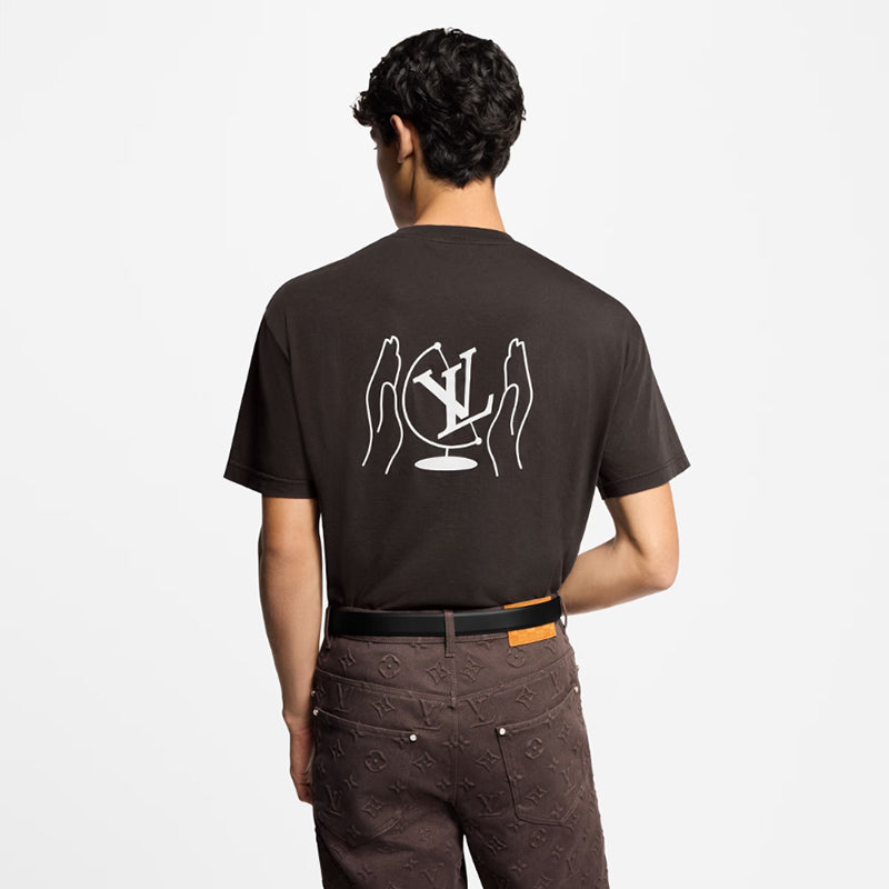 LV ウォッシュドプリンテッド コットンTシャツ