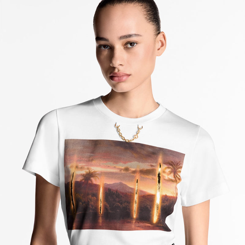 LV x ローラン・グラッソ プリントTシャツ