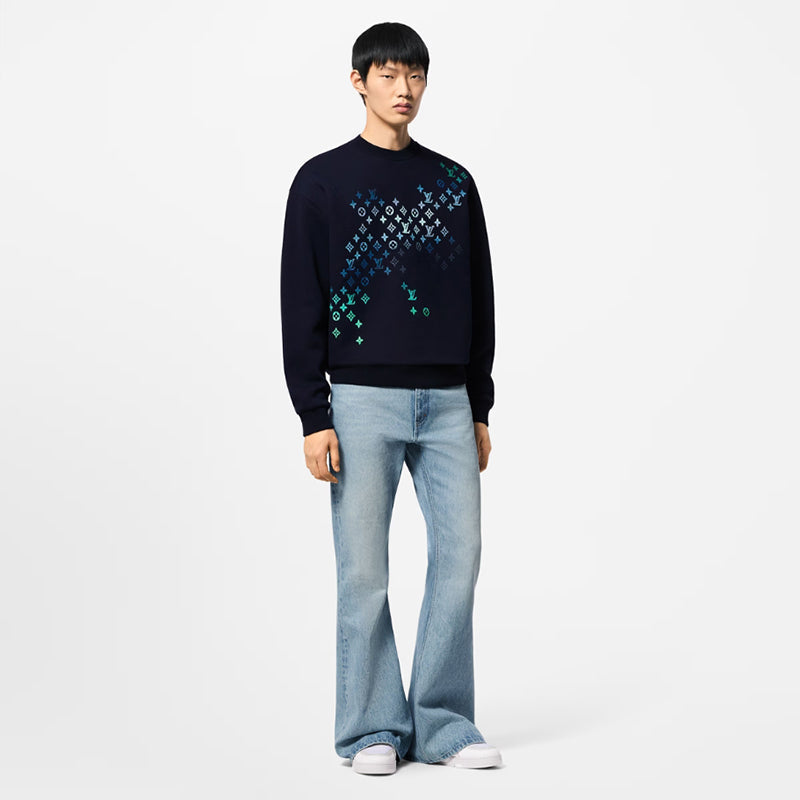 LV エンブロイダードコットンスウェットシャツ