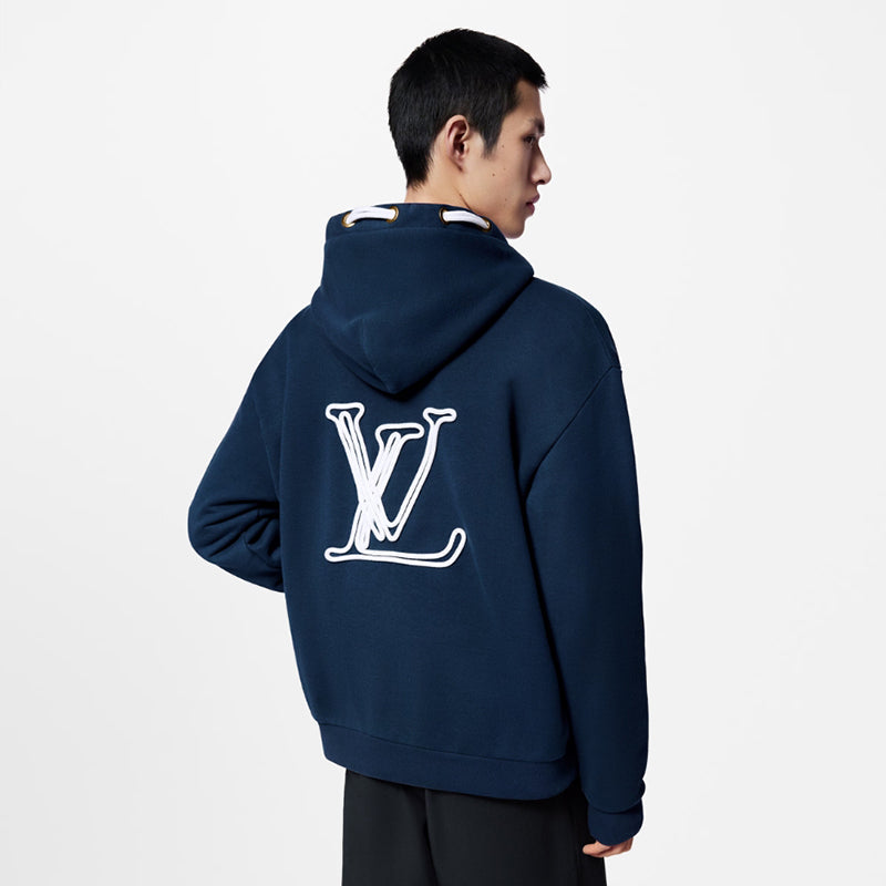 LV コットンジャージーフーディ