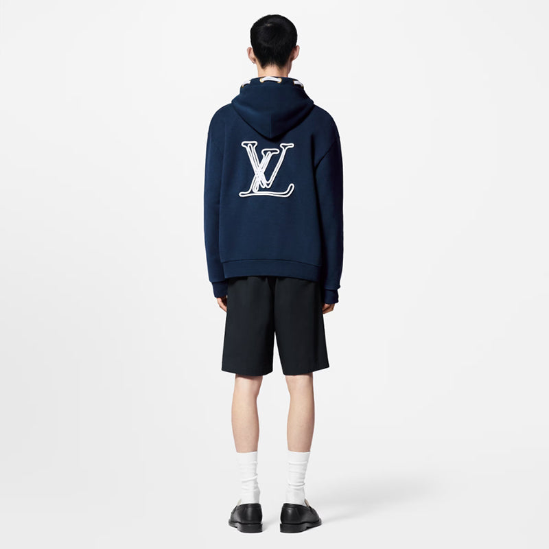 LV コットンジャージーフーディ