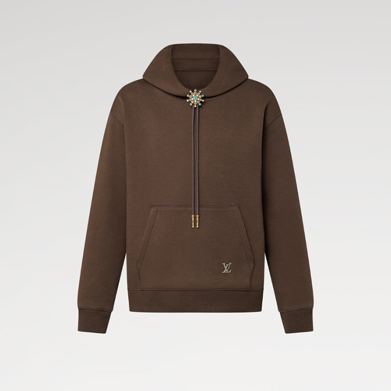 LV エンベリッシュドコットンフーディ