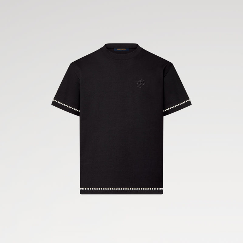 LV ビーズコットンTシャツ