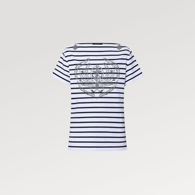 LV ストライプアンカーTシャツ