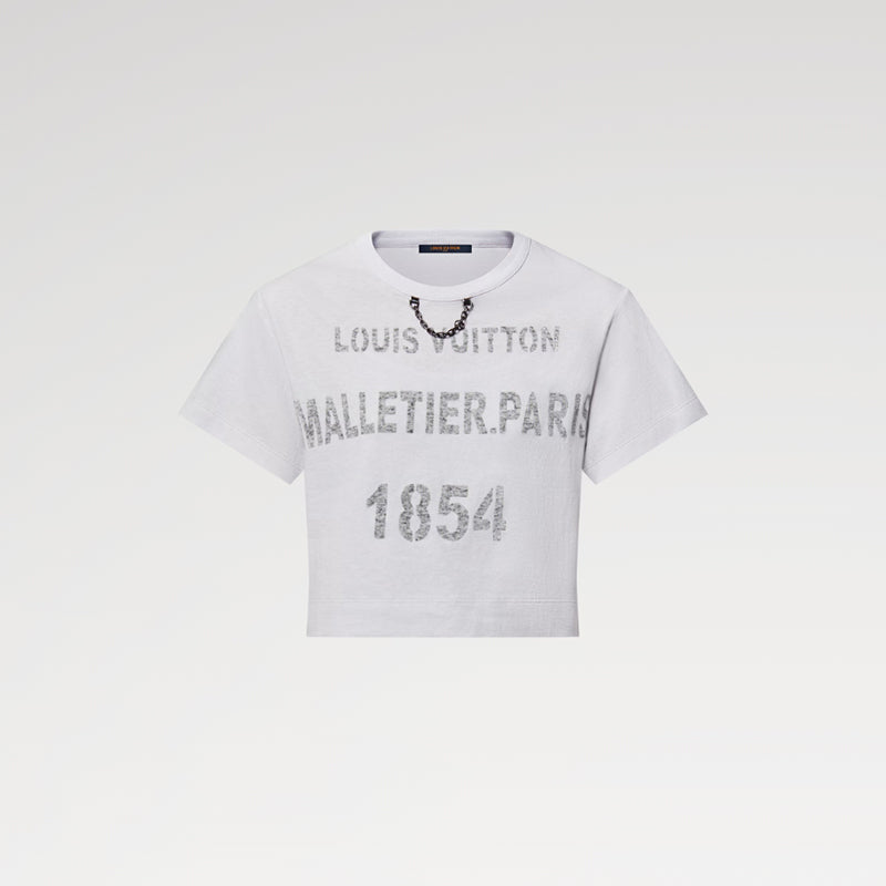 LV ステンシル シグネチャークロップトップ