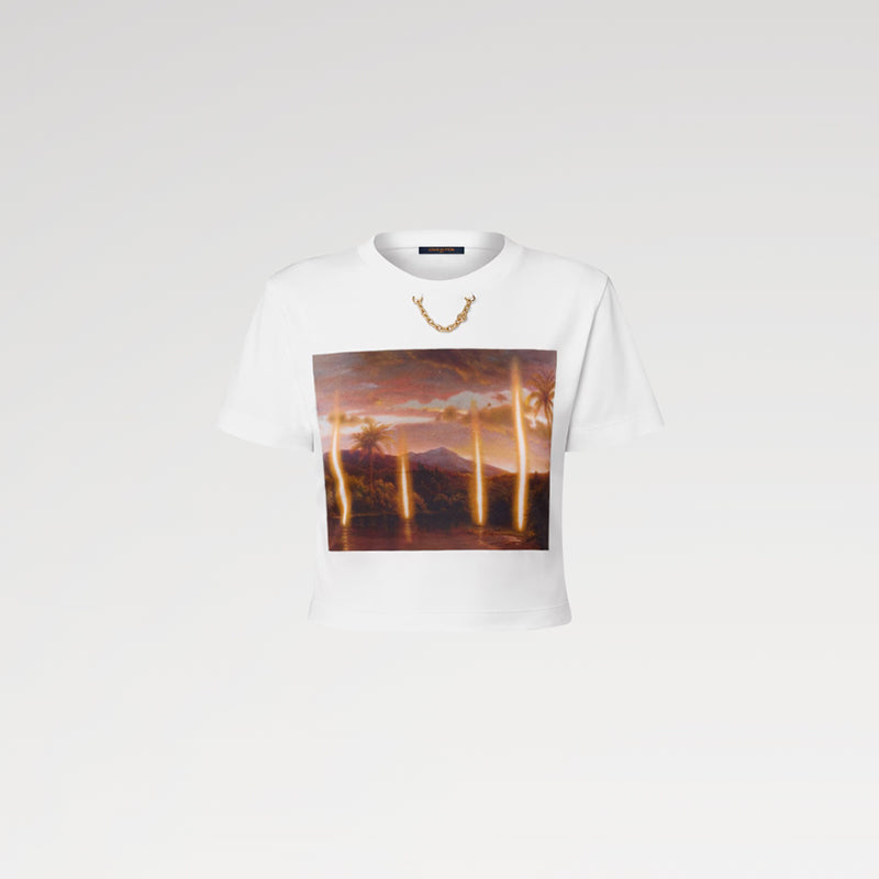 LV x ローラン・グラッソ プリントTシャツ