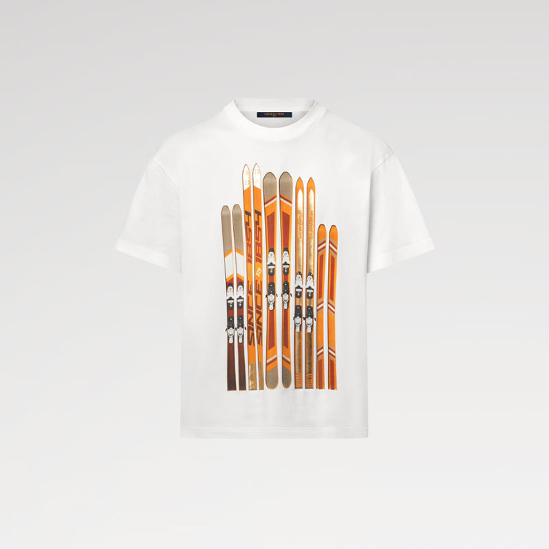 LV プリントコットンTシャツ