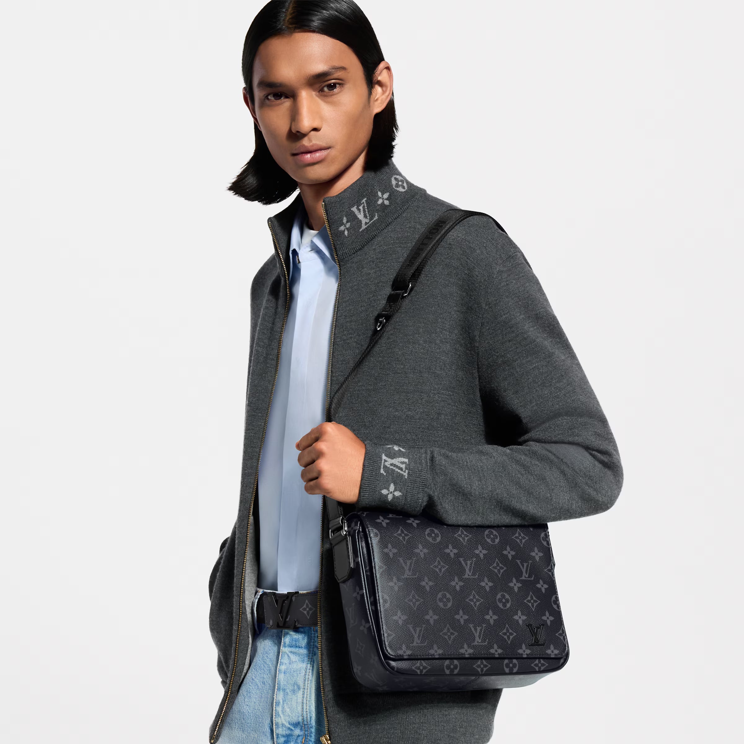 【期間限定特価】LV ディストリクト PM NV3 モノグラム・エクリプス M46255