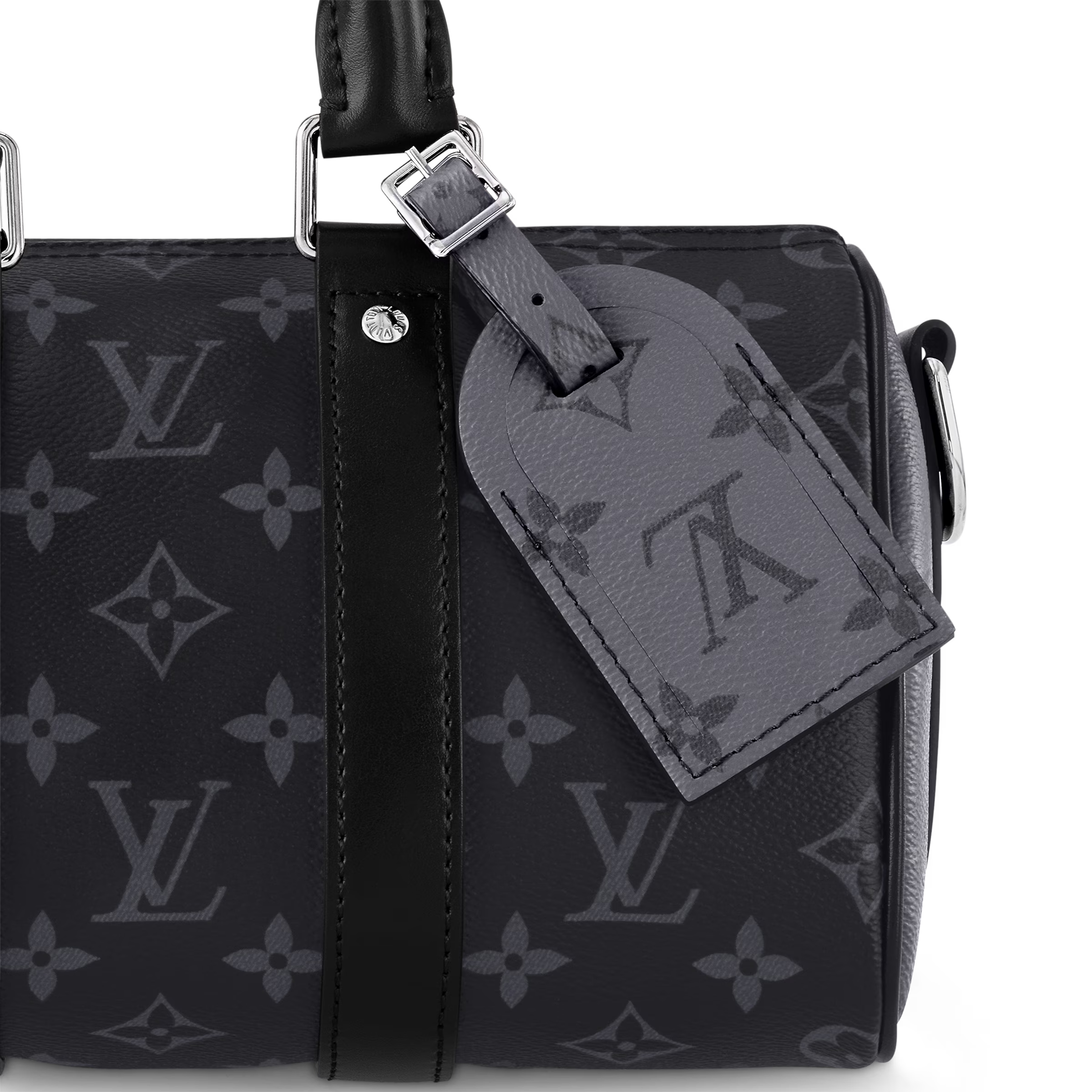 【期間限定特価】LV キーポル・バンドリエール 25 モノグラム・エクリプス